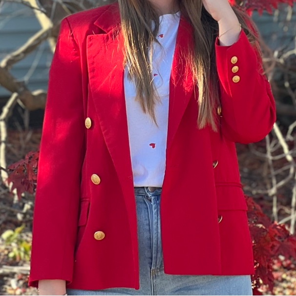 Red Vintage Blazer